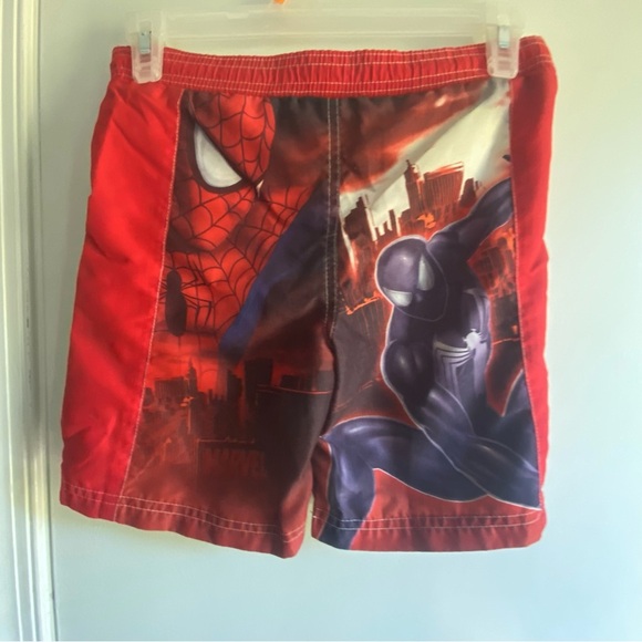 Vintage Red Spider-Man Swim Shorts XS - Picture 2 of 4